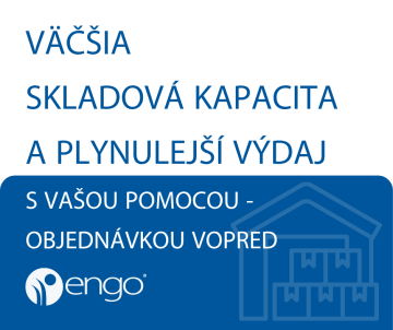 Väčšia skladová kapacita a plynulejší výdaj s Vašou pomocou - Objednávkou vopred