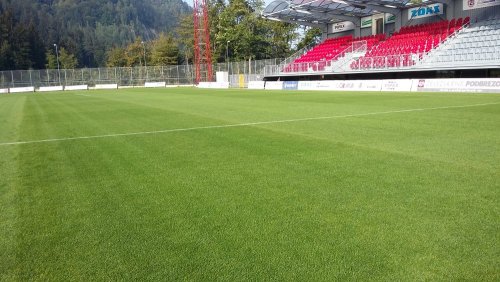 ZELPO ARÉNA PODBREZOVÁ - rekonštrukcia trávnika 2015