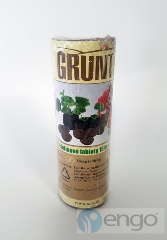 GRUNT rašelinové tablety 38 mm/15 ks