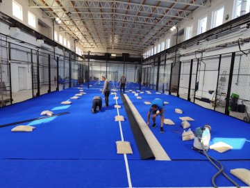 Nové padelové kurty pre Padel Point Trnava.