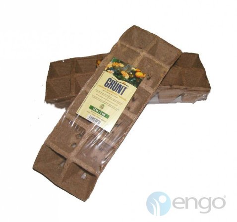 GRUNT 5cm - rašelinový pot hranatý 24ks