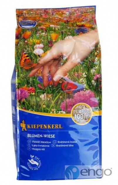 Tráva s lúčnymi kvetmi 18%  1 KG
